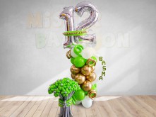 Personalized Birthday Balloon Stand